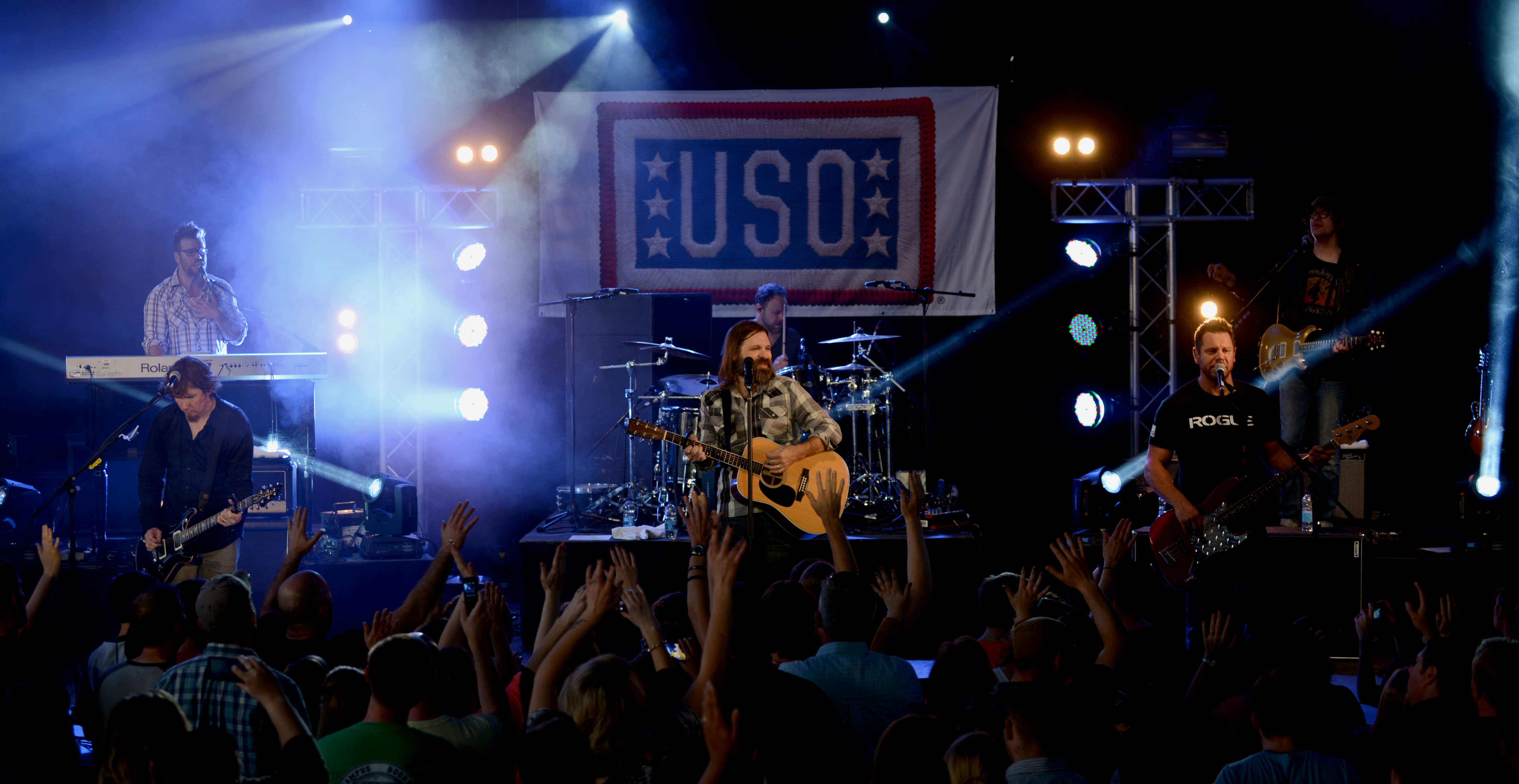 THIRD DAY Kicks Off Tour with USO Concert for Troops and their Families